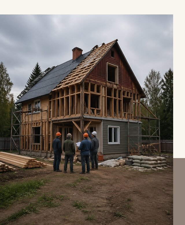 Реконструкция дачного дома в Салавате под ключ с проектом