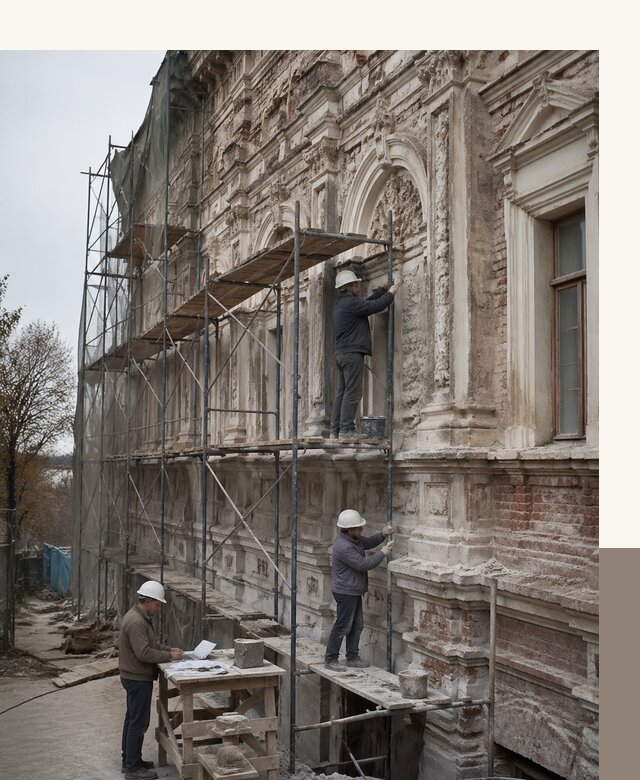 Реставрация объектов культурного наследия под ключ в Салавате